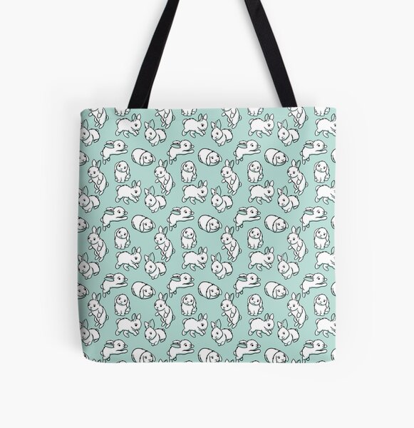 Item preview, Bunny pattern in teal designed and sold by Baepcockart.
