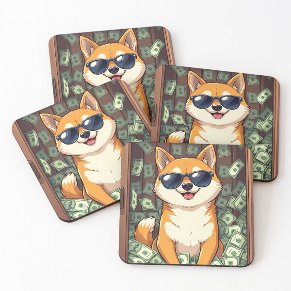 Item preview, Shiba Inu Crypto Asset – Kennel Filled with Money designed and sold by RK - Shop.