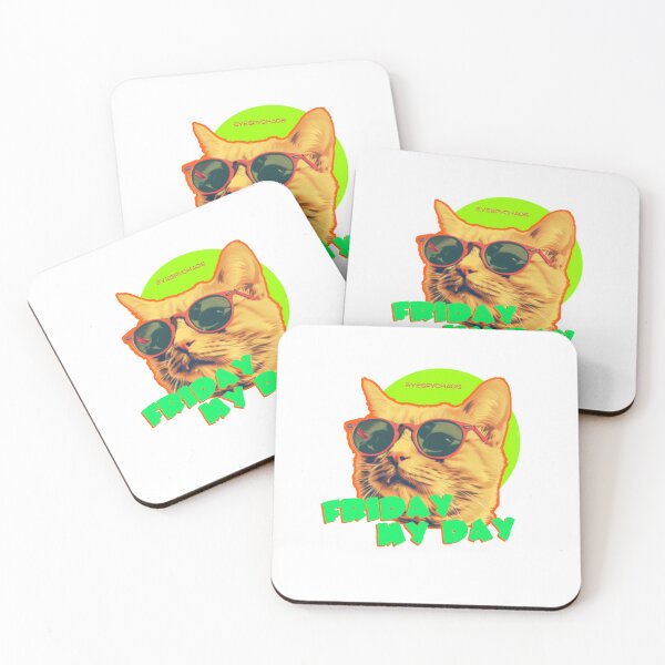 Item preview, Friday My Day, Cool Cat designed and sold by EyeSpyChaos.