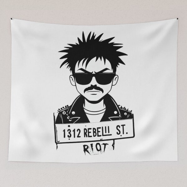Item preview, Rebel Street 1312 Punk Rock Attitude Design designed and sold by Ironzoulz.