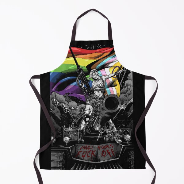 Item preview, Tank Girl 2 pride flag anarchist gay lesbian trans bisexual designed and sold by JonathanGrimm.