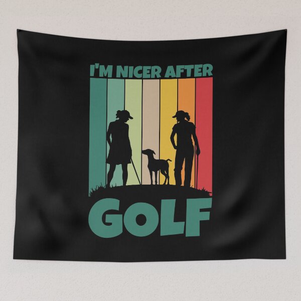 Item preview, I'm Nicer After Golf For Golfers and Dog Owners Who Golfed designed and sold by Stick-Artistry.