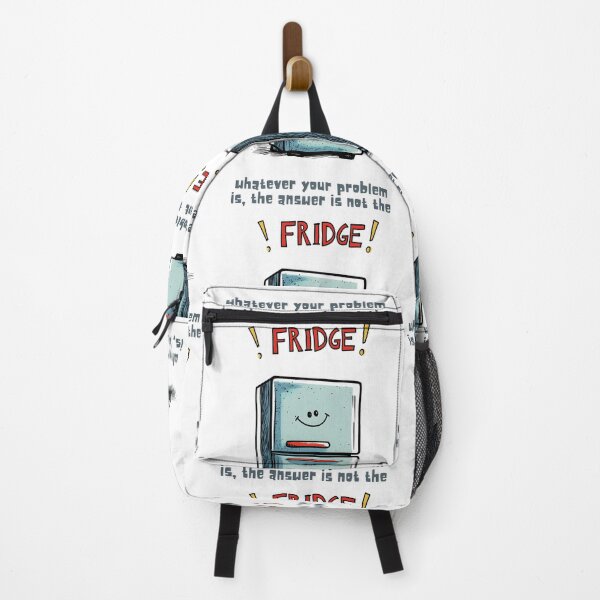 Item preview, Whatever Your Problem Is, the Answer Is Not in the Fridge | Relatable Diet Meme for Serial Snackers designed and sold by FUNqoosh.