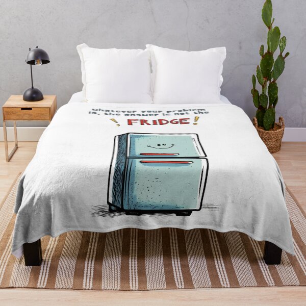 Item preview, Whatever Your Problem Is, the Answer Is Not in the Fridge | Relatable Diet Meme for Serial Snackers designed and sold by FUNqoosh.