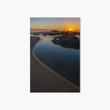 Sunrise at Currarong Creek Art Board Print
