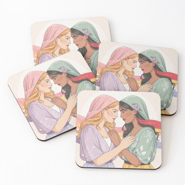 Item preview, "Empowered Love - LGBTQ+ Pride Artwork, Women in Love, Self-Expression & Equality" designed and sold by Fruzbt.