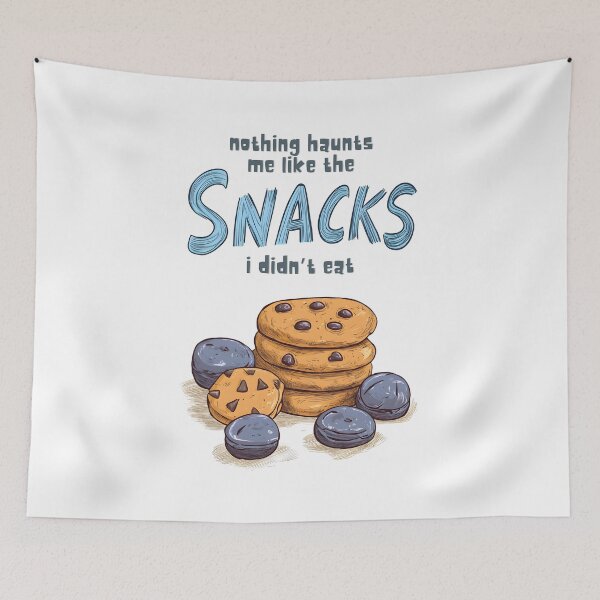 Item preview, Nothing Haunts Me Like the Snacks I Didn’t Eat | Spooky Snack Regret for Diet Survivors designed and sold by FUNqoosh.