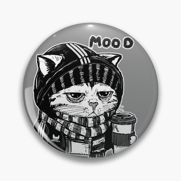 Item preview, Morning Coffee Cat Mood designed and sold by KilkennyCat Art.