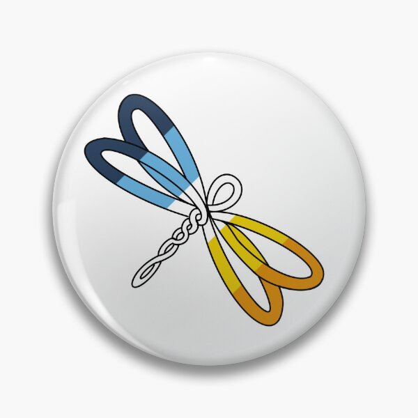 Item preview, Pride Dragonfly Knot - Aromantic Asexual/AroAce designed and sold by cjo582.
