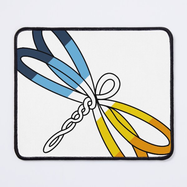 Item preview, Pride Dragonfly Knot - Aromantic Asexual/AroAce designed and sold by cjo582.