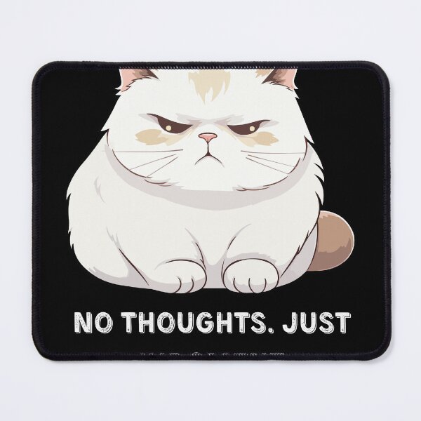 Item preview, No Thoughts Just Judgment Cat designed and sold by PrometheanAppCo.