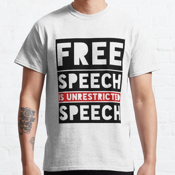 freedom of speech t shirt