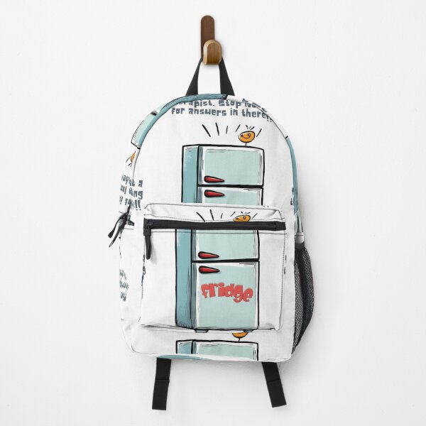 Item preview, The Fridge Light Isn’t a Therapist | Stop Looking for Answers Between the Pickles and Leftovers designed and sold by FUNqoosh.
