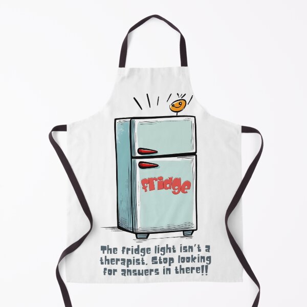 Item preview, The Fridge Light Isn’t a Therapist | Stop Looking for Answers Between the Pickles and Leftovers designed and sold by FUNqoosh.