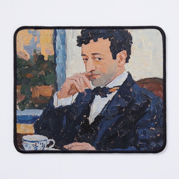 Item preview, Guglielmo Marconi | Post-impressionist painting style designed and sold by ComicsFactory.