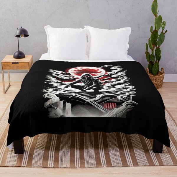 Item preview, Red Moon Ninja Shinobi - Neo-Japanese Anime Noir Design designed and sold by chantastical.