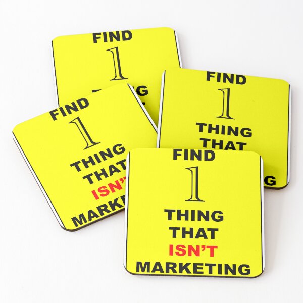 Item preview, Find One Thing That Isn't Marketing designed and sold by VisionWind.
