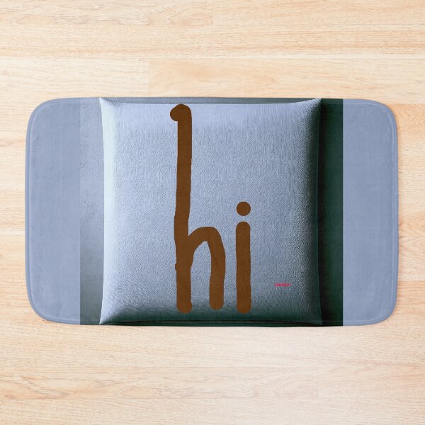 Item preview, Rustic -Hi- Canvas Sign, Blue & Jute Brown Wall Art for Entryway - dePace' designed and sold by mrpropcake.