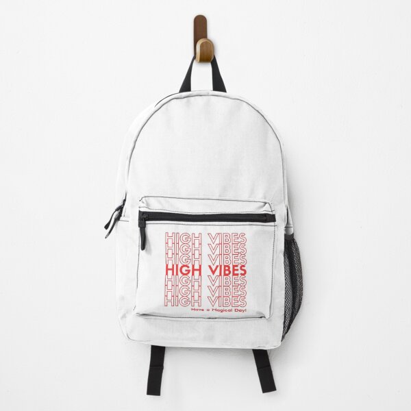 Item preview, High Vibes – Have a Magical Day | Retro Thank You Bag Style Design designed and sold by LUV963.