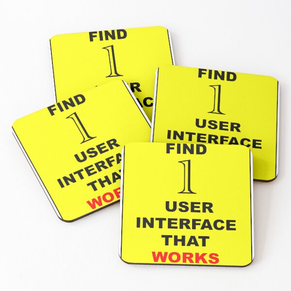 Item preview, Find One User Interface That Works designed and sold by VisionWind.