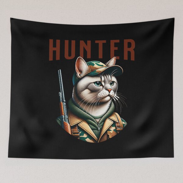 Item preview, Hunter a beautiful cat design designed and sold by ReneMM.