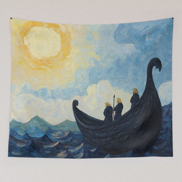Item preview, Gunnar Hamundarson | Post-impressionist painting style designed and sold by ComicsFactory.