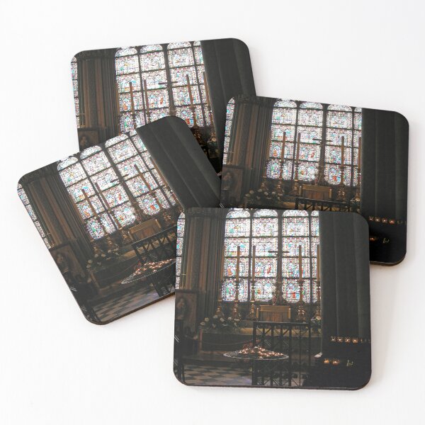 Item preview, Side Chapel and Stained Glass in Notre Dame designed and sold by Sally White.
