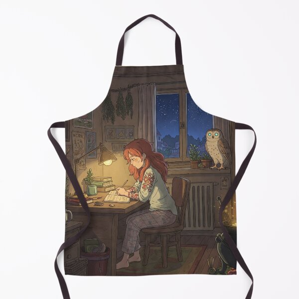 Item preview, Night Studying (Witch) designed and sold by Hallixi.