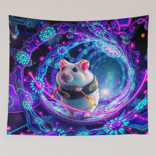 Item preview, Hamster in the Wheel of Time and Space designed and sold by shakespeare1212.