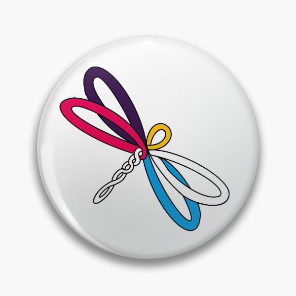 Item preview, Pride Dragonfly Knot - Polyamorous | Poly | Polyamory  designed and sold by cjo582.
