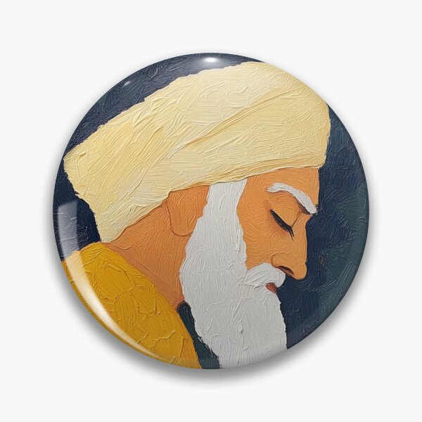 Item preview, Guru Nanak | Post-impressionist painting style designed and sold by ComicsFactory.