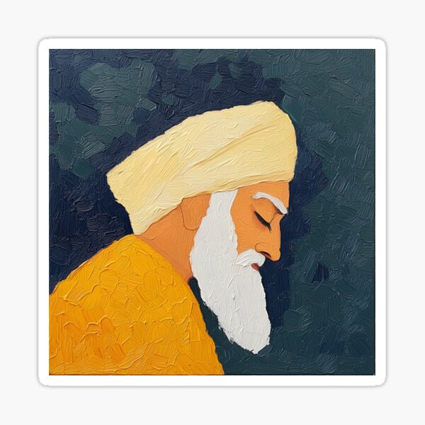 Artikel-Vorschau von Guru Nanak | Postimpressionistischer Malstil, designt und verkauft von ComicsFactory.