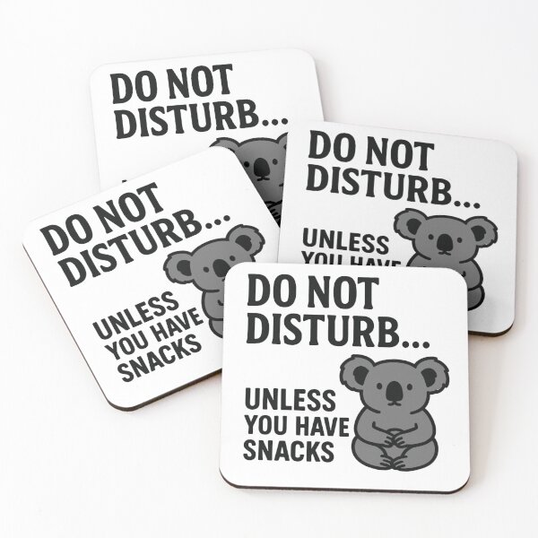 Item preview, Koala Snack Sticker - Foodie Humor Art designed and sold by LaserKey.