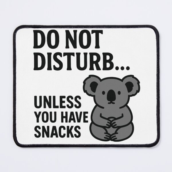 Item preview, Koala Snack Sticker - Foodie Humor Art designed and sold by LaserKey.