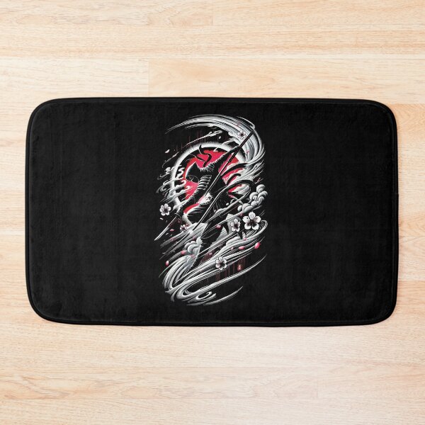 Item preview, Cherry Blossom Shadow Ninja Shinobi - Neo-Japanese Anime Tattoo Noir designed and sold by chantastical.