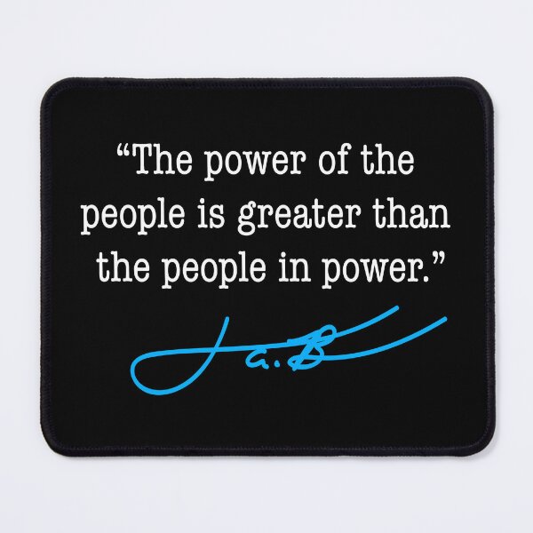 Item preview, Cory Booker - the power of the people is greater than the people in power designed and sold by Thelittlelord.