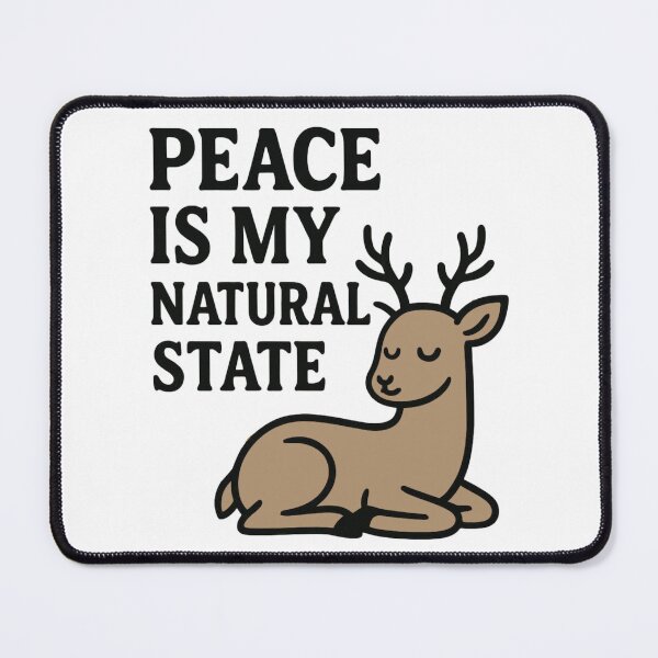 Item preview, Peaceful Deer Sticker - Nature Serenity Art designed and sold by LaserKey.