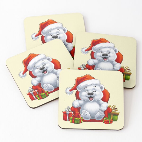 Item preview, Happy Polar Bear Christmas designed and sold by DBM Photo Art 1.
