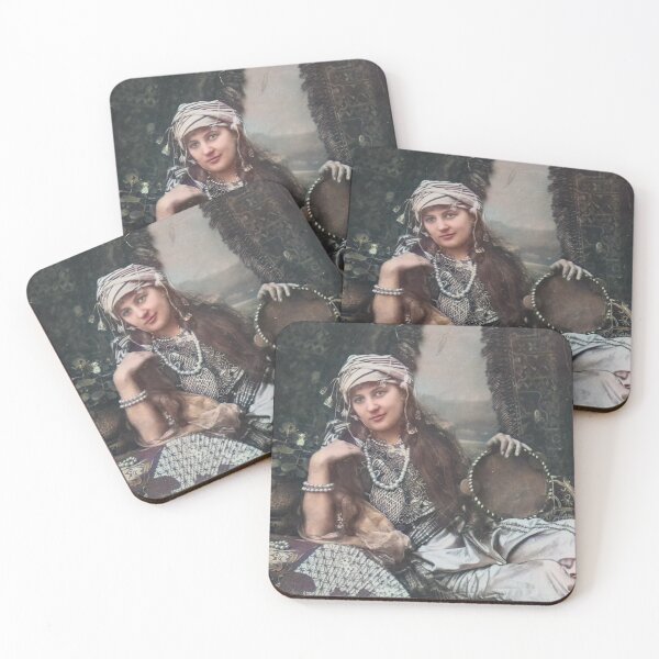 Item preview, Ottoman Turkish Woman with Tambourine designed and sold by 19th Century in Color.