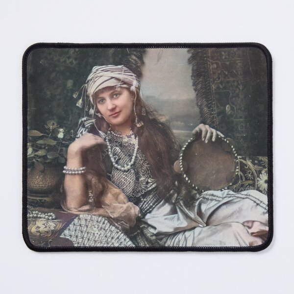 Item preview, Ottoman Turkish Woman with Tambourine designed and sold by 19th Century in Color.