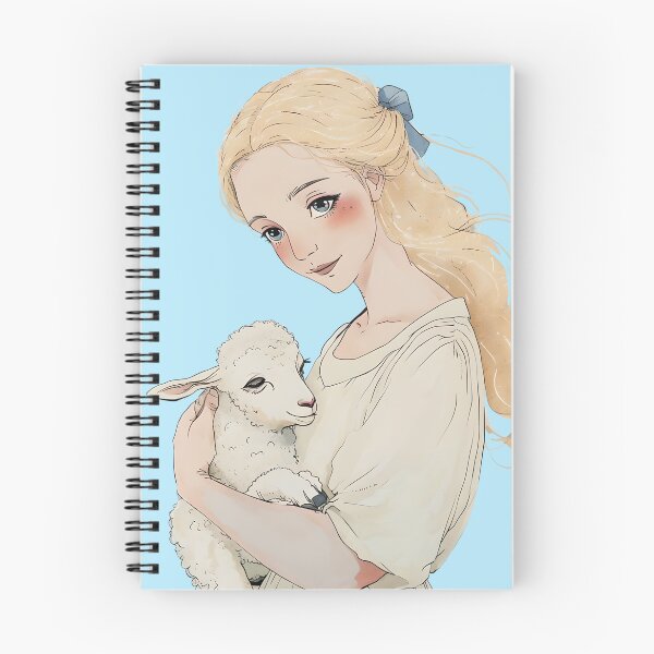 Item preview, Lady with a Lamb designed and sold by ThreeFrenchies.