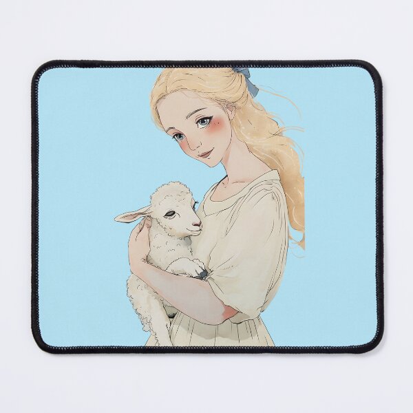 Item preview, Lady with a Lamb designed and sold by ThreeFrenchies.