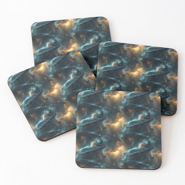 Item preview, Galactic Fleet in Nebula Clouds designed and sold by NTGUILTY.
