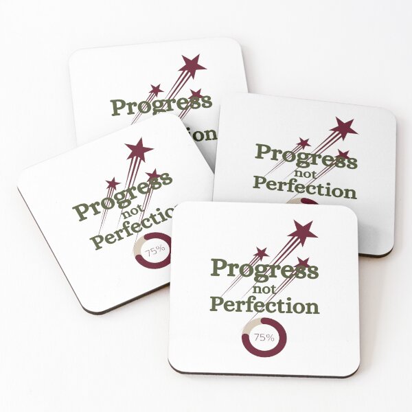 Item preview, Progress not perfection  designed and sold by Tienda-Vane.