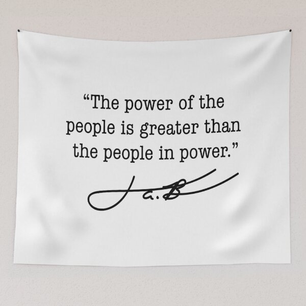 Item preview, Cory Booker - the power of the people is greater than the people in power designed and sold by Thelittlelord.