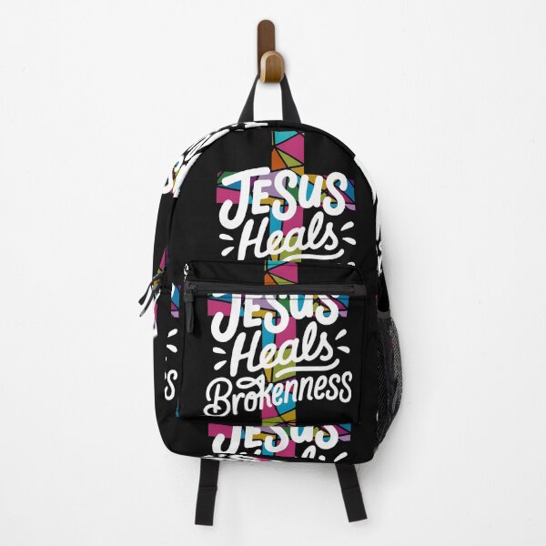 Item preview, Jesus Heals Brokenness – Colorful Cross Design ?✝️ designed and sold by Kingdom-Mindset.