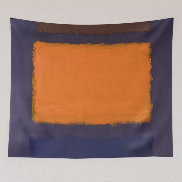 Item preview, Mark Rothko - Brown, Orange, Blue on Maroon - c.1963; United States designed and sold by StrokeMe.
