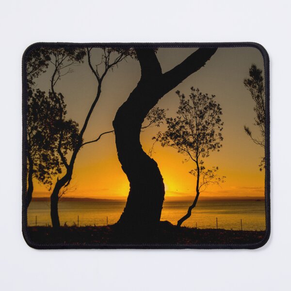 Item preview, Sunset Seascape with Dancing Tree at Dolphin Reserve in Currarong, NSW designed and sold by Jayne Ion.