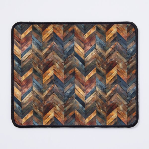 Item preview, Rustic Herringbone Wood Parquet designed and sold by NTGUILTY.