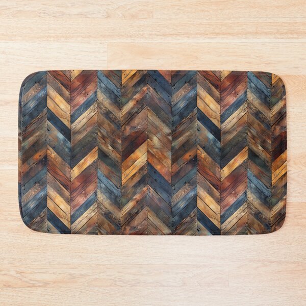 Item preview, Rustic Herringbone Wood Parquet designed and sold by NTGUILTY.